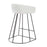 LumiSource Canary Counter Stool, Set of 2, Black/White