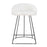 LumiSource Canary Counter Stool, Set of 2, Black/White