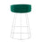 LumiSource Canary Counter Stool, Set of 2, Silver/Green