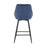 LumiSource Diana Counter Stool, Set of 2, Black/BL Cord