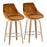 LumiSource Diana Counter Stool, Set/2, Zebra/Yellow/CH - B26-DIANAGRT-R2ZBVY2