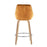 LumiSource Diana Counter Stool, Set of 2, Zebra/Yellow/Chrome