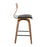 LumiSource Folia 26" Counter Stool, Set/2, Walnut/Black