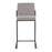 LumiSource Fuji High Back Counter Stool, Set of 2, Black/GY Fabric
