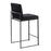 LumiSource Fuji High Back Counter Stool, Set of 2, Black