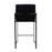 LumiSource Fuji High Back Counter Stool, Set of 2, Black