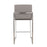 LumiSource Fuji High Back Counter Stool, Set of 2, Steel/GYF