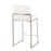 LumiSource Fuji High Back Counter Stool, Set of 2, Steel/WHV