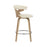 LumiSource Gardenia Counter Stool, Set of 2, Zebra/Cream/Chrome