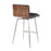LumiSource Mason Swivel Counter Stool, Set of 2, Steel