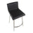 LumiSource Mason Swivel Counter Stool, Set of 2, Steel