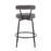 LumiSource Rhonda Counter Stool, Set of 2, Black/Charcoal