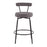 LumiSource Rhonda Counter Stool, Set of 2, Black/Charcoal