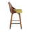 LumiSource Trevi 26'' Counter Stool, Set/2, WAL/GR/BK