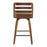 LumiSource Trevi 26'' Counter Stool, Set/2, WAL/GR/BK