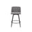 LumiSource Toriano 26" Rd Counter Stool, Set/2, GYN/BK