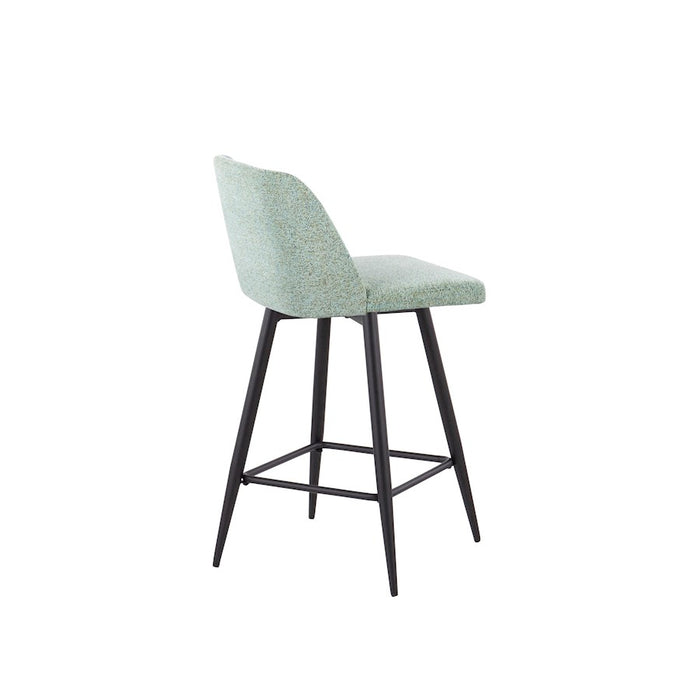 LumiSource Toriano 26" SQ Counter Stool, Set/2, GR/BK