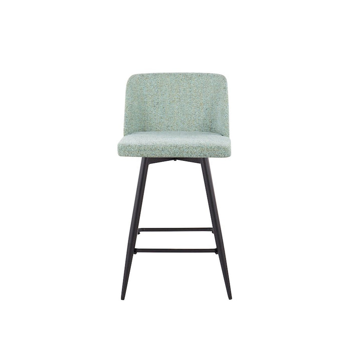 LumiSource Toriano 26" SQ Counter Stool, Set/2, GR/BK