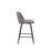 LumiSource Toriano 26" SQ Counter Stool, Set/2, GYN/BK