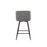 LumiSource Toriano 26" SQ Counter Stool, Set/2, GYN/BK
