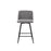 LumiSource Toriano 26" SQ Counter Stool, Set/2, GYN/BK