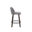 LumiSource Toriano 26" Counter Stool, Set/2, WAL/GYN/BK