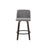 LumiSource Toriano 26" Counter Stool, Set/2, WAL/GYN/BK