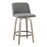 LumiSource Toriano 26" Counter Stool, Set/2, GYN/BK