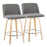 LumiSource Toriano 26" Counter Stool, Set/2, NAT/GYN/CH - B26-TRNO-GRTZR2NANGY2
