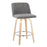 LumiSource Toriano 26" Counter Stool, Set/2, NAT/GYN/CH