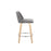 LumiSource Toriano 26" Counter Stool, Set/2, NAT/GYN/CH