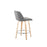 LumiSource Toriano 26" Counter Stool, Set/2, NAT/GYN/CH