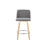 LumiSource Toriano 26" Counter Stool, Set/2, NAT/GYN/CH