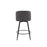 LumiSource Toriano 26" Rd Counter Stool, Set/2, GY/BK