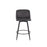 LumiSource Toriano 26" Rd Counter Stool, Set/2, GY/BK
