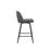 LumiSource Toriano 26" SQ Counter Stool, Set/2, GY/BK