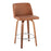 LumiSource Toriano 26" Counter Stool, Set/2, WAL/CAM/CH