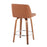 LumiSource Toriano 26" Counter Stool, Set/2, WAL/CAM/CH