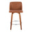LumiSource Toriano 26" Counter Stool, Set/2, WAL/CAM/CH