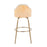 LumiSource Ahoy Bar Stool, Set of 2, Gold /Cream