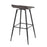 LumiSource Ale Bar Stool, Set of 2, Black Steel/Espresso