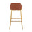 LumiSource Daniella Bar Stool, Set of 2, Gold/Camel