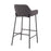 LumiSource Daniella Bar Stool, Set of 2, Black/Charcoal