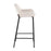 LumiSource Daniella Bar Stool, Set of 2, Black/Cream
