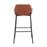 LumiSource Daniella Bar Stool, Set of 2, Black/Camel