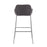 LumiSource Daniella Bar Stool, Set of 2, Chrome/Charcoal