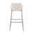 LumiSource Daniella Bar Stool, Set of 2, Chrome/Cream