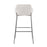 LumiSource Daniella Bar Stool, Set of 2, Chrome/White Velvet