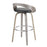 LumiSource Grotto 30" Barstool, Set/2, GY/BK/CH
