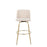LumiSource Toriano 30" Barstool, Set/2, CR Noise/Gold